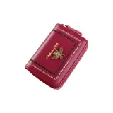 Бургундский (винтажная кожа) 30 слотов для карт (анти-скимминг)