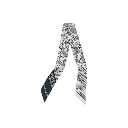 HERMES Шелковые шарфы Унисекс Белый