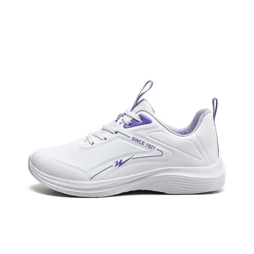 Binary Low Топ Casual Женские Белый Фиолетовый