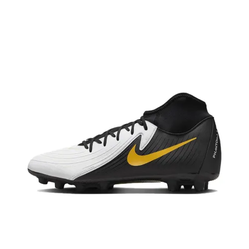 Nike Phantom Luna 2 HG Твердый Ground Амортизация Износостойкие футбольные бутсы Унисекс Черный Белый