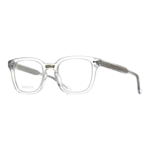 GUCCI Ацетат Нерегулярная форма Очки с диоптриями Унисекс Прозрачный