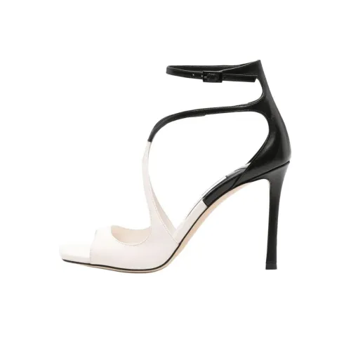 Jimmy Choo Azia One Sandals Women's Black White