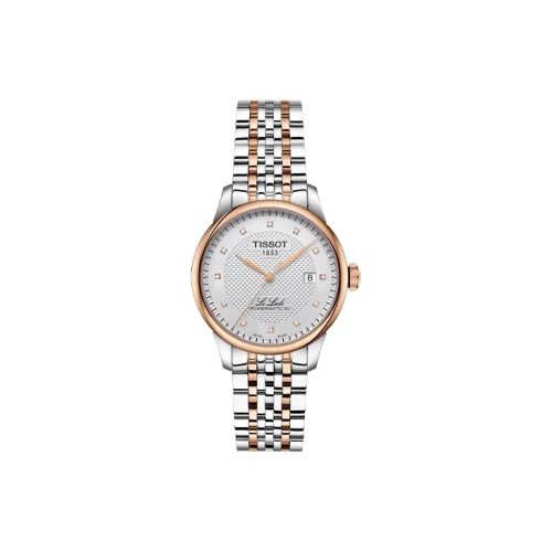 TISSOT Автоматический Механический Часы Мужские Циферблат 39,3 мм Серебристый Корпус из Нержавеющей Стали Стальной Ремешок