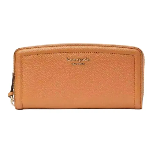 Kate Spade Knott Litchi Grain Leather Wallet Women's Brown