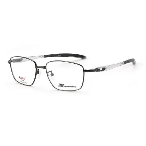 New Balance Титан Нерегулярная форма Оправы для очков Унисекс Черный