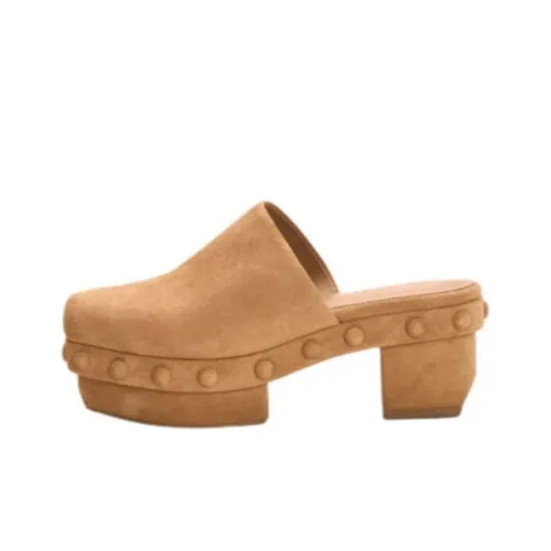 CULT GAIA Домашние тапочки 9,5 см Женские Коричневый