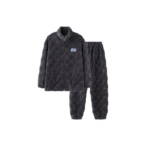 BAIRAN Dark Gray Men's Pajama Sets BAIRAN Темно-серый Мужской Пижамные Комплекты