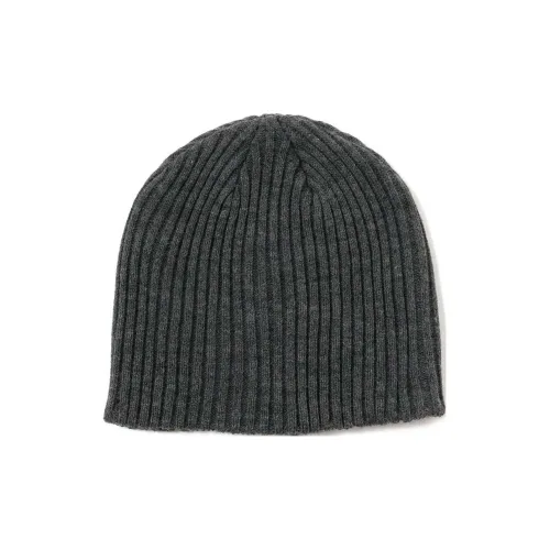 BEAMS Акриловые шапки-бини женские серые