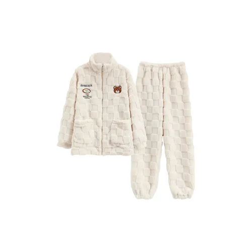 The story of the flower season Женские пижамные комплекты экрю