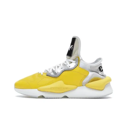 Adidas Y 3 Kaiwa Амортизация Износостойкие Низкие Кроссовки для Бега Унисекс Желтые