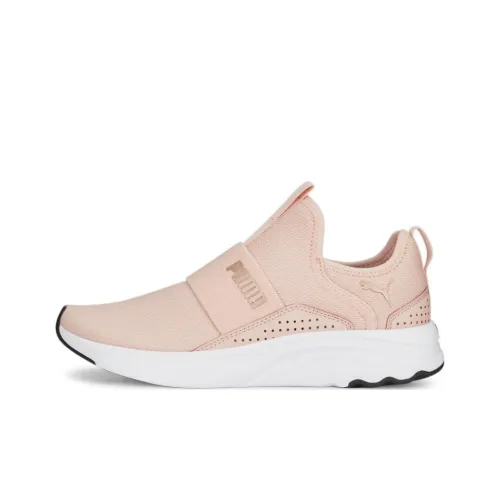 PUMA Softride Sophia Slip-On Амортизация Износостойкие Низкие Кроссовки для Бега Женские Розовые