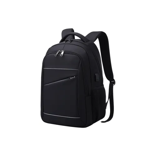 MingLu Oxford Gym Backpack Unisex Black