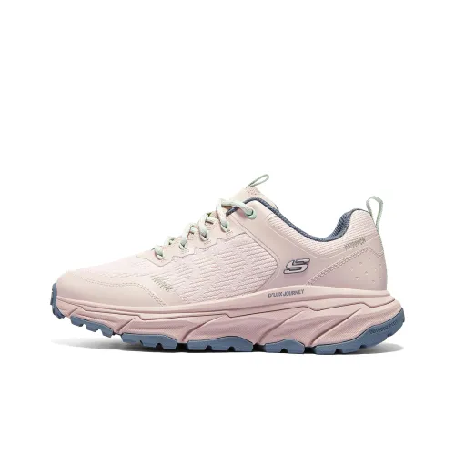 Skechers Outdoor Амортизация Устойчивость к истиранию Поддержка Низкий Верх Повседневный Женский Розовый Красный
