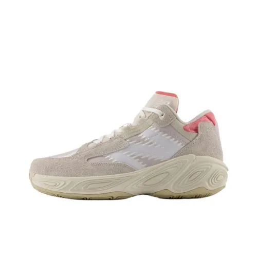 New Balance совместный бренд Устойчивые к истиранию Низкие Баскетбольные кроссовки Унисекс Бежевый Розовый