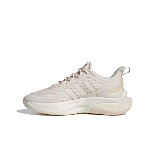 Adidas Alphabounce+ Беговые кроссовки Женские Айвори