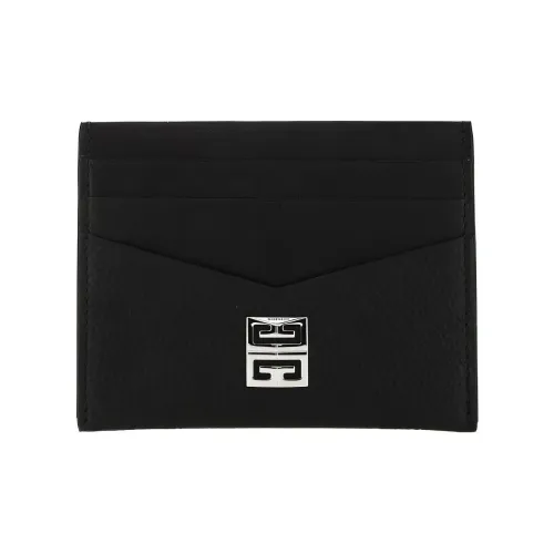 GIVENCHY Телячья кожа Держатель для карт кошелек Мужской Черный
