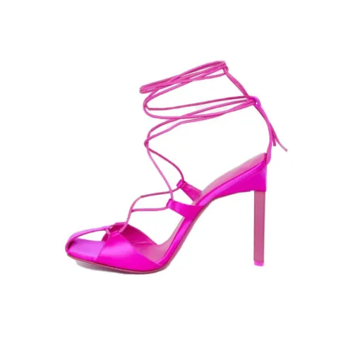 The Attico One Ремешок Сандалии Женские Фуксия