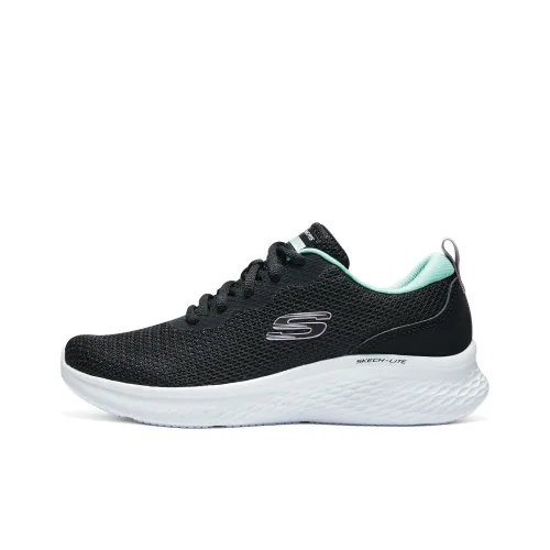 Skechers Skech Lite Pro Устойчивый к истиранию Легкий Низкий Топ Повседневные Беговые кроссовки Женские Черные
