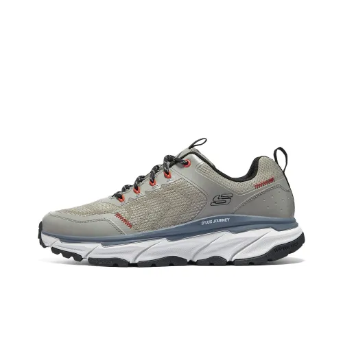 Skechers Outdoor Амортизация Износостойкий Низкий Топ Casual Мужской Серый
