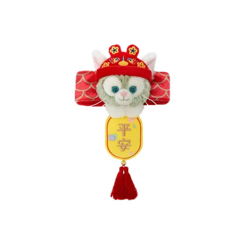 Disney 2024 Китайский Новый Год Taffy Friends Collection Джелатони Плюшевый Кружево Вверх Аксессуары для кукол