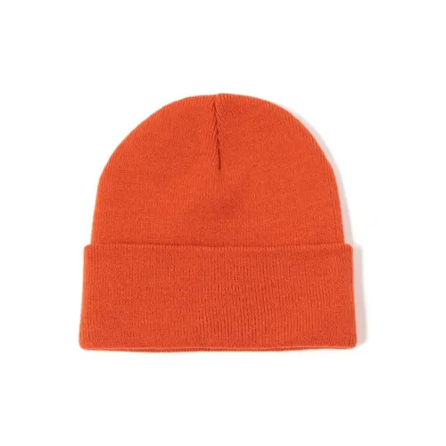 BEAMS Акриловые шапки-бини унисекс оранжевые
