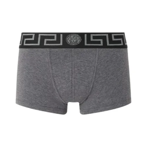 VERSACE Greca Border Trunks Men's Underwear Gray