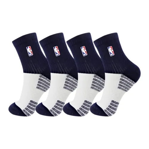 NBA Баскетбольные носки Мужские 4 упаковки темно-синий