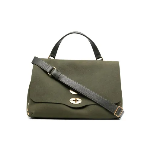 Zanellato Сумка через плечо из телячьей кожи сумка для женщин оливково-зеленый