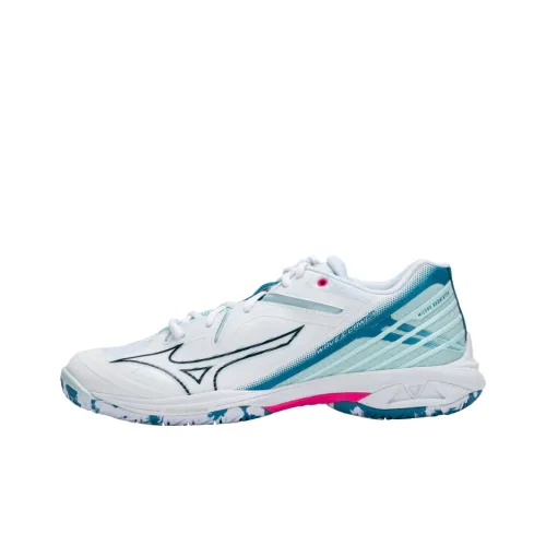 Mizuno WAVE CLAW 3 Talon*3 Низкий Топ Бадминтон Обувь Унисекс Белый