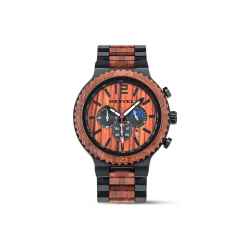 MEXVEL Кварцевый механизм Мужские часы 50мм*50мм*12мм Черный