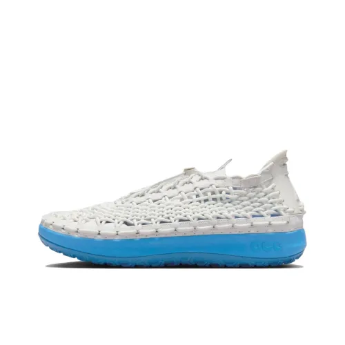 Nike ACG Watercat+ Устойчивый к истиранию Низкий Топ Casual Унисекс Белый Синий
