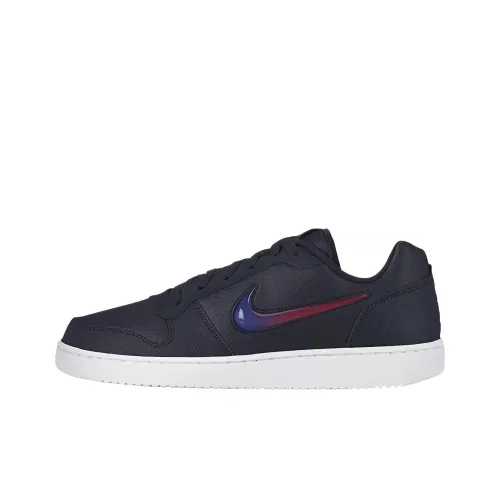 Nike EBERNON Low Покрытие Slip-Resistant Low Top Скейтборд Кроссовки Унисекс Черный