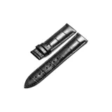 Без пуговиц - Черная кожа с черной строчкой.