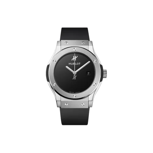HUBLOT Автоматический Механический Механизм Мужские Классические Фьюжн Часы 42мм*10мм Черный