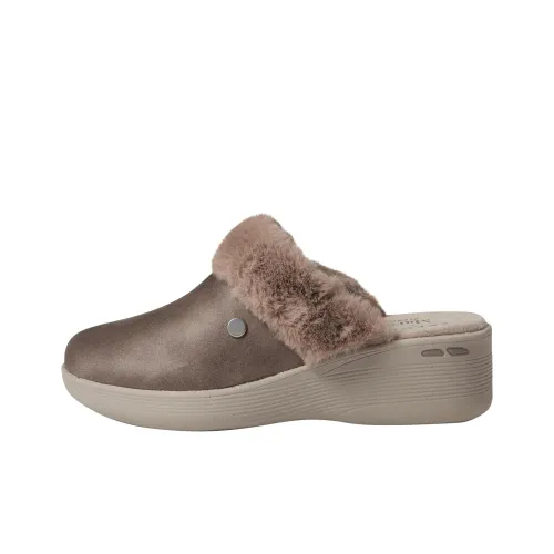 Skechers Martha Stewart Pier Lite Амортизация Износостойкий Низкий Топ Повседневная Обувь Женская Коричневая