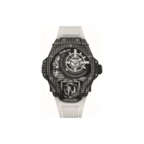 HUBLOT Мужские часы MASTERPIECE с ручным заводом, 49 мм, с механизмом Skeleton