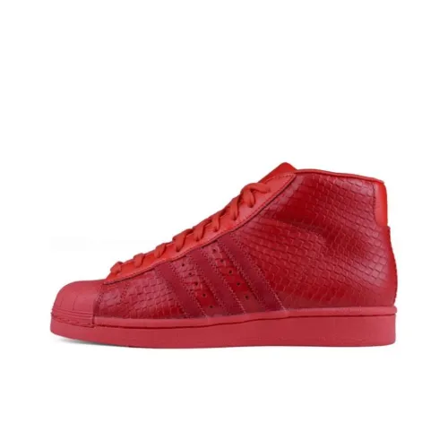 Adidas Originals Pro Model Slip-resistant Abrasion-resistant MID Top Скейтборд Кроссовки Мужские Red