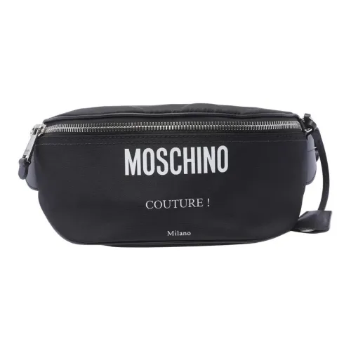 MOSCHINO Телячья кожа Бананка Женская Черная