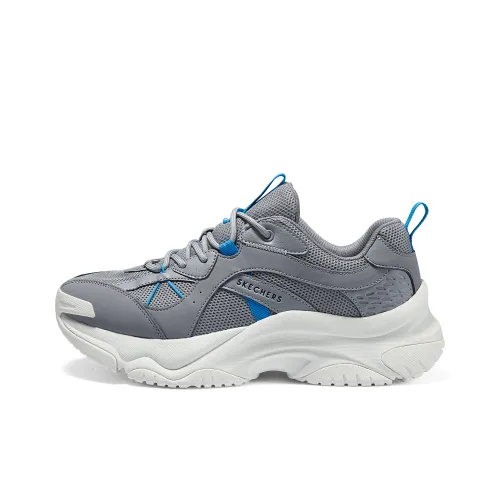 Skechers Низкий Топ Беговые Кроссовки Мужские Синие Серые