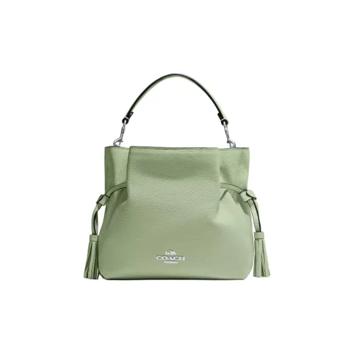 COACH Andy Сумка через плечо из галечной кожи стандартная женская фисташкового цвета