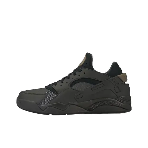 Nike Air Pilot Huarache Slip-resistant And Breathable Low-top Vintage Basketball Shoes Men's Black Найк Эйр Пилот Хуараче Противоскользящий И Дышащий Низкий Топ Винтажные Баскетбольные Кроссовки Мужские Черные