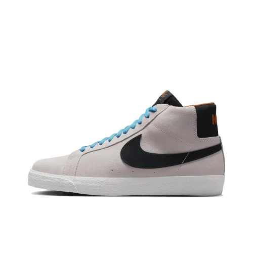 Nike Blazer Скейтборд Кроссовки MID Топ Серый Черный Синий Мужской