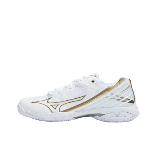Mizuno WAVE CLAW 3 Бадминтонная обувь Низкий топ Платина Серебряный Унисекс