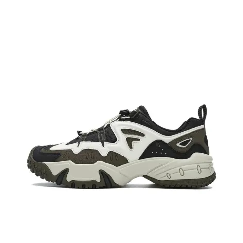 FILA FUSION KRIPTONITE Амортизация Устойчивый к истиранию Отводящий влагу Низкий Топ Casual Мужской Белый Черный Коричневый