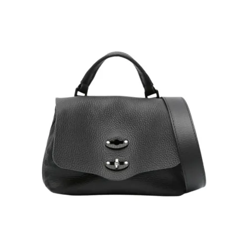 Zanellato Высококачественная Телячья Кожа Сумка через плечо Сумка Маленькая Женская Черная