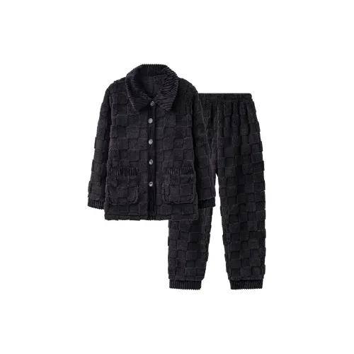 White Ran Pajama Комплект Женский Черный