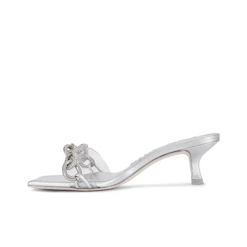 CULT GAIA Шлепанцы Женские Серебряные