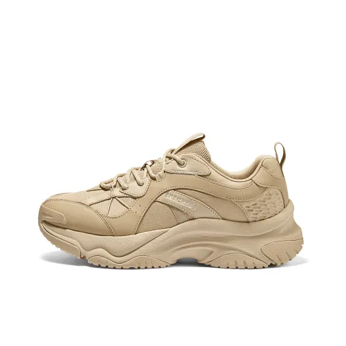 Skechers Slip-resistant Abrasion-resistant Low-top Беговые кроссовки Мужские Коричневые