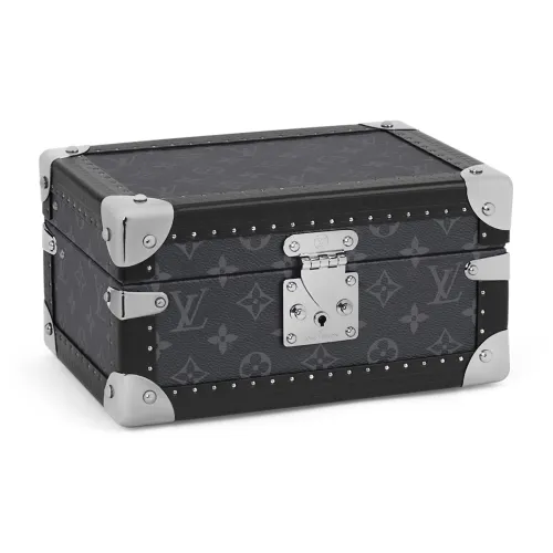 LOUIS VUITTON COFFRET TRESOR Холст Хранение Коробка Унисекс Серый