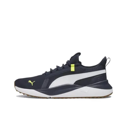 PUMA Pacer Future Street Plus Амортизация Износостойкие Низкие Кроссовки для Бега Мужские Черные